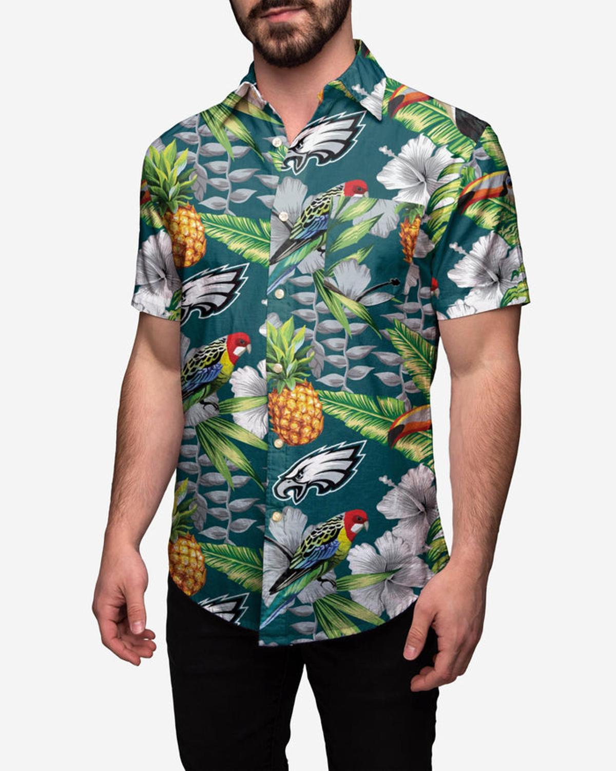 Tropical Philadelphia Eagles Hawaiian Shirt For Men Women