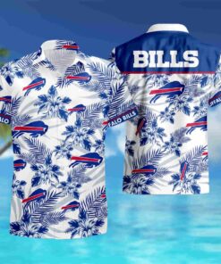 Floral Flower Buffalo Bills Hawaiian Shirt For Men