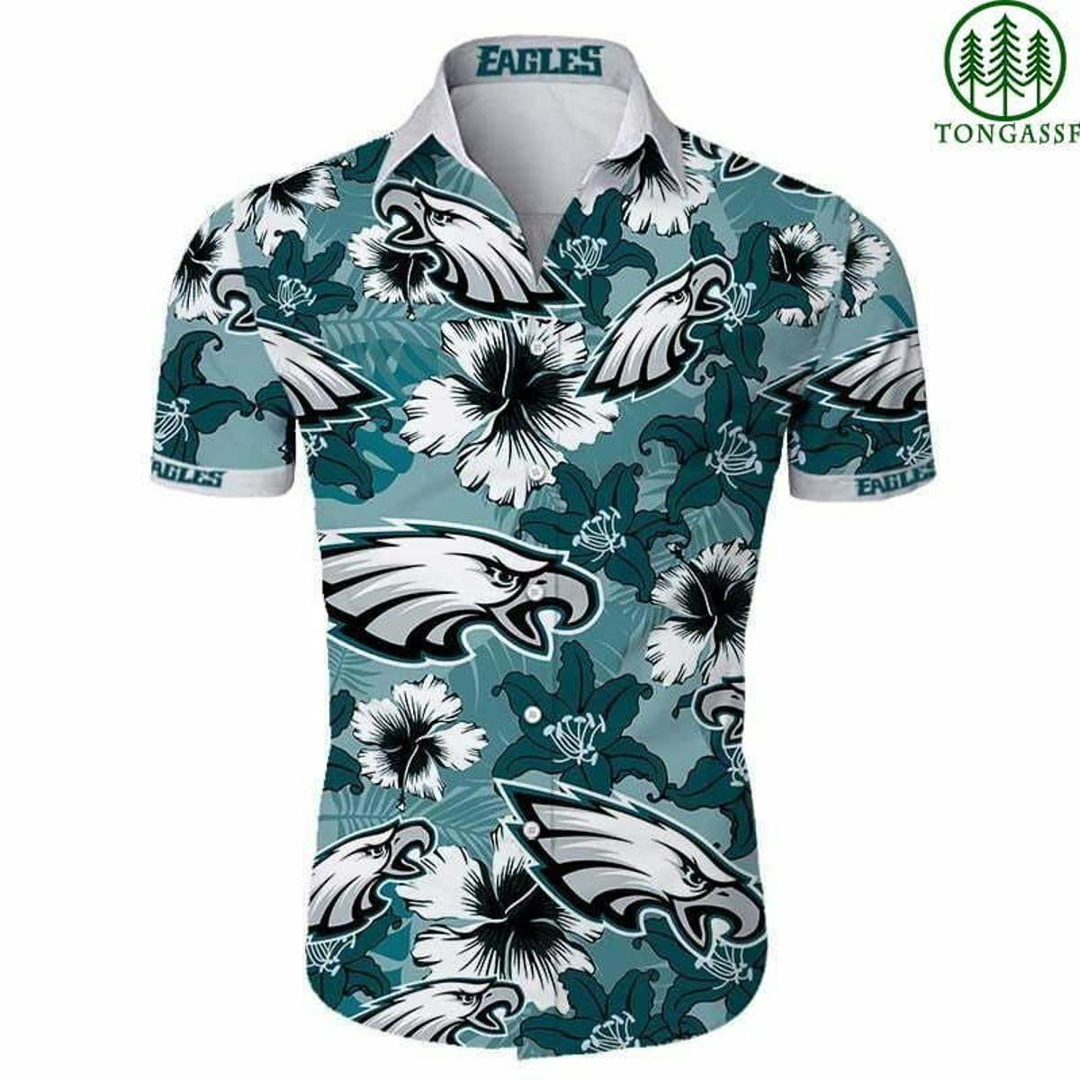 Eagles Patriotism Xmas Philadelphia Eagles Hawaiian Shirt