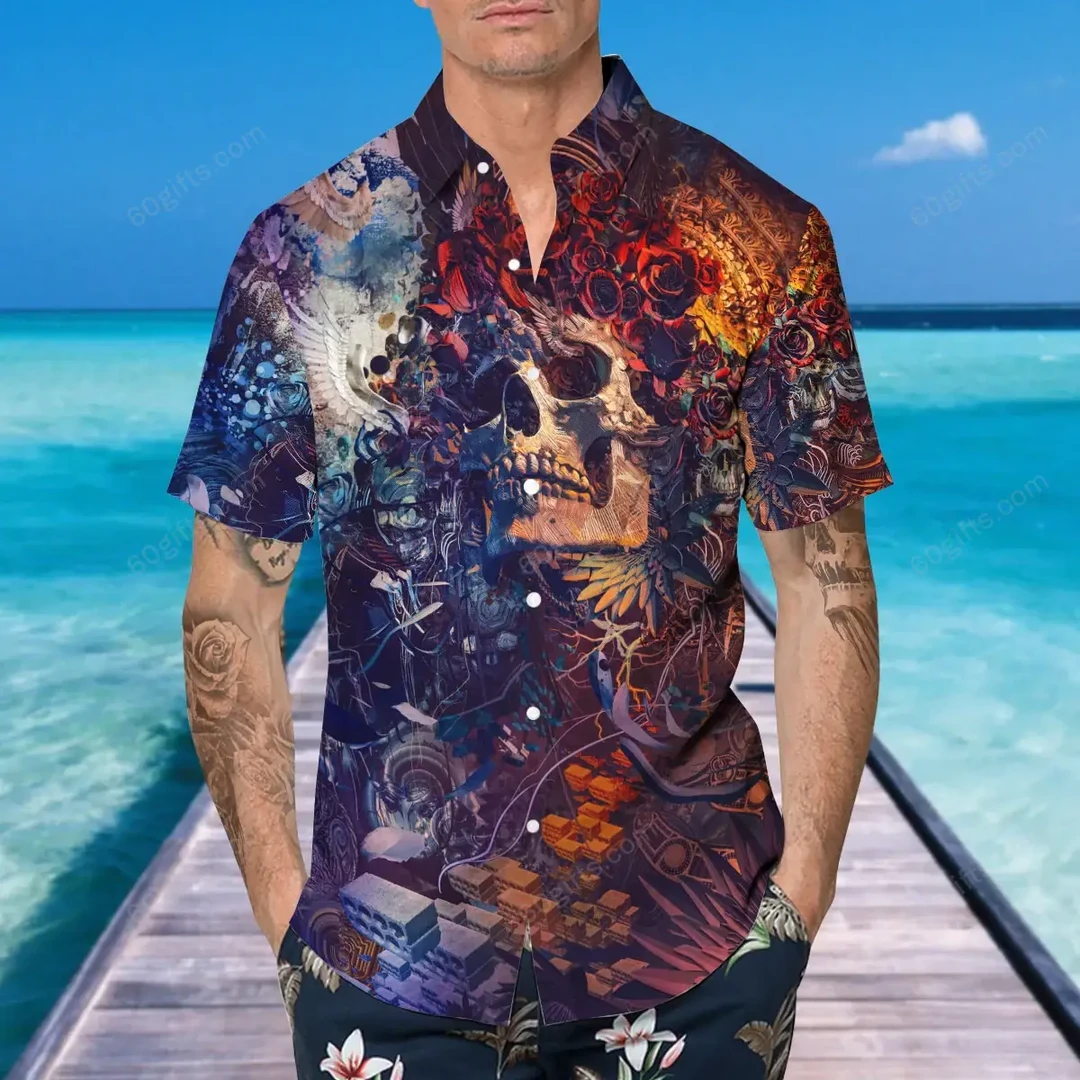 Dallas Cowboys Summer Grateful Dead Hawaiian Shirt