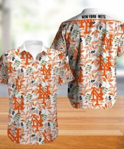 Flower Summer Ny Mets Hawaiian Shirt For Sale Size Fron S To 5xl