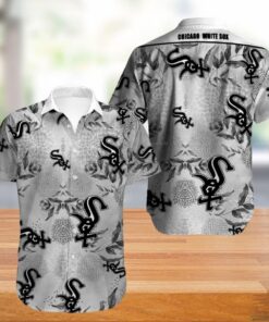 Flower Summer White Sox Hawaiian Shirt Size Fron S To 5xl