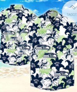 Football Authentic Seahawks Hawaiian Shirt Size Fron S To 5xl