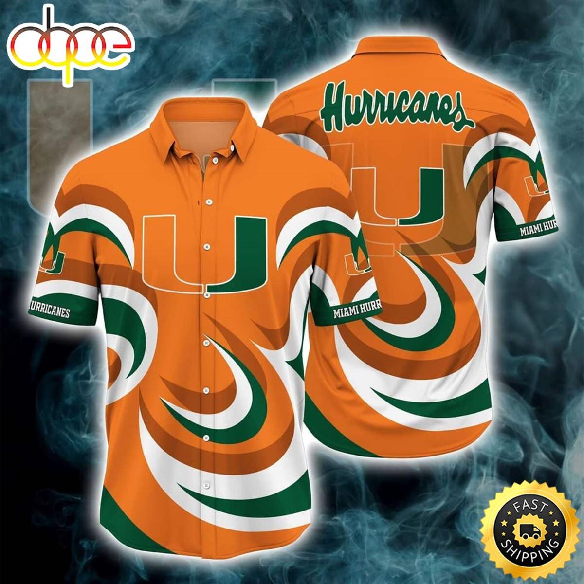 Miami Hurricanes Hawaiian Shirt For Men Women