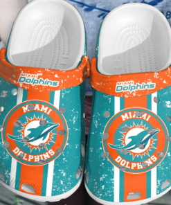 Football Miami Dolphin Crocs For Men Women