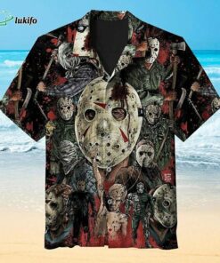 Friday The 13th Horror Movie Hawaiian Shirt For Men And Women