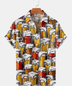 Time To Drink Beer Oktoberfest Hawaiian Shirt For Men Women