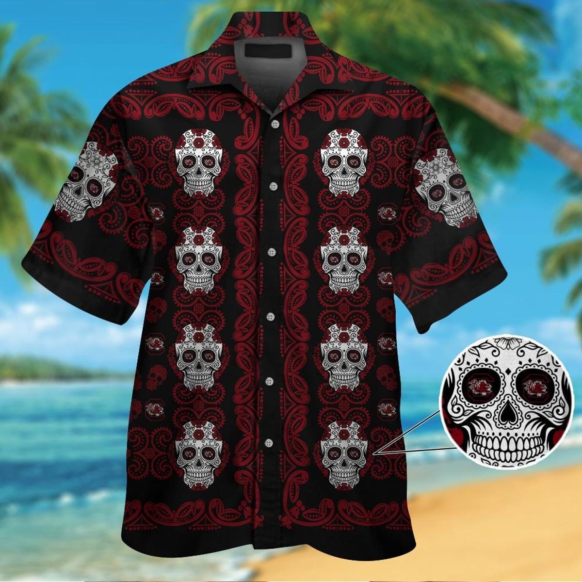 Personalized South Carolina Snoopy Gamecock Hawaiian Shirt Gifts Idea