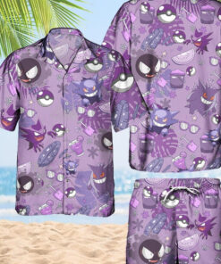 Gengar Hawaiian Shirt For Men Women