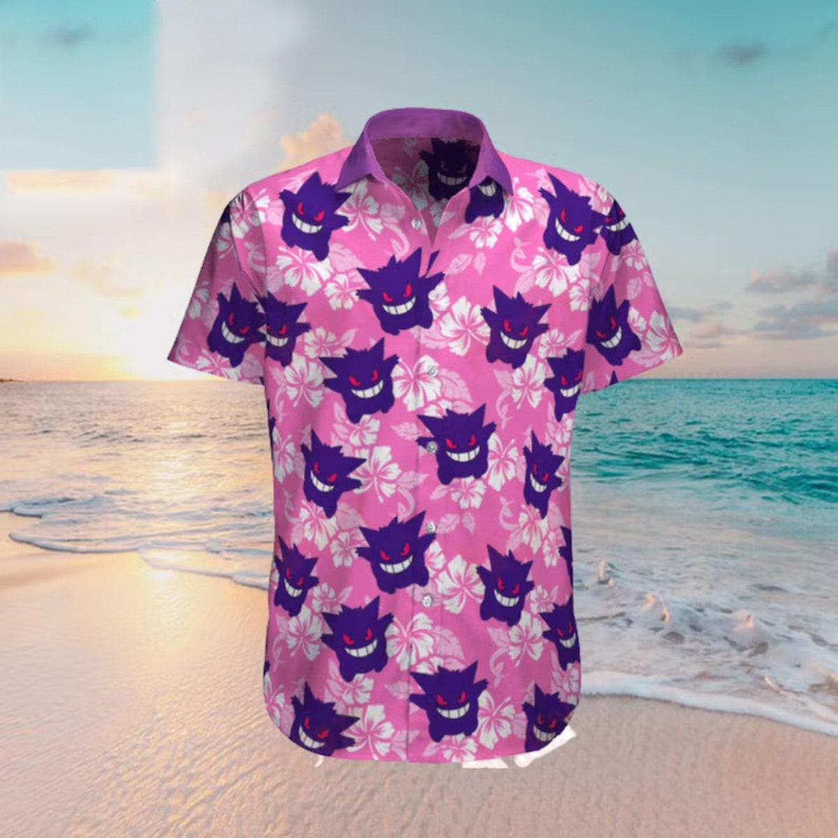 Pokemon Hawaiian Aloha Shirt Gift For Fans