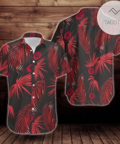 Georgia Bulldogs Flower Short Sleeve Authentic Uga Hawaiian Shirt