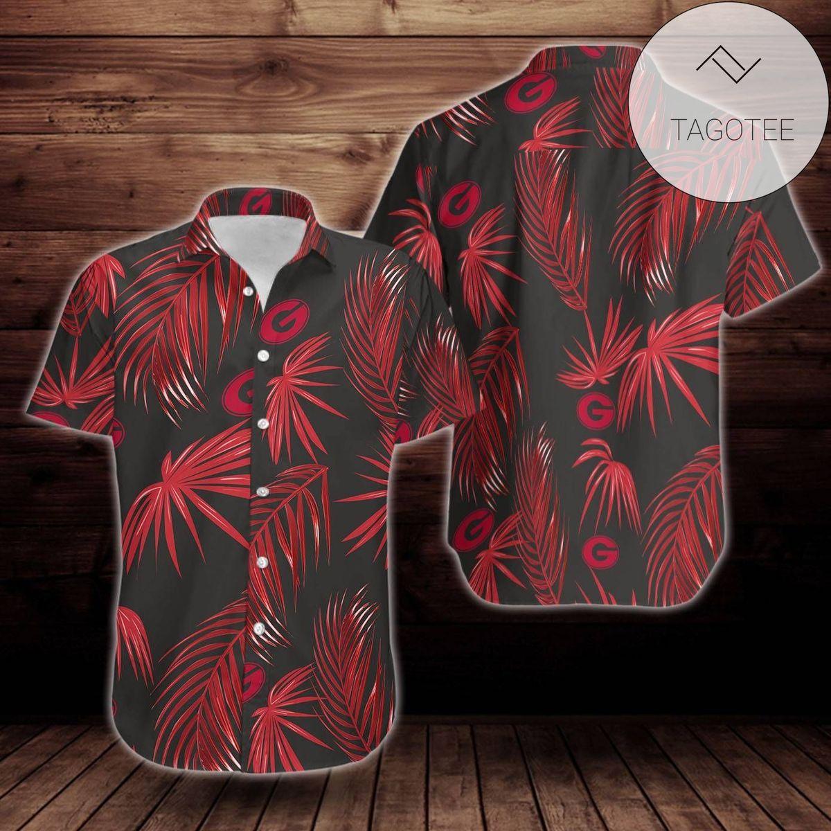 Georgia Bulldogs Dot Pattern Uga Hawaiian Shirt For Men Women