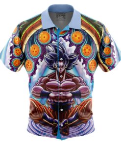 Goku Dragon Ball Super Button Up Hawaiian Shirt Gift Idea