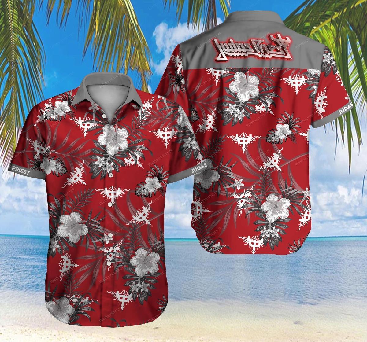 Killing Machine Album Judas Priest Hawaiian Shirt Outfit For Men