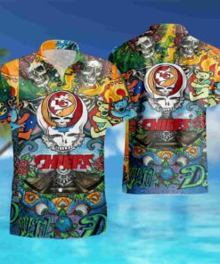 Grateful Dead Chiefs Hawaiian Shirt For Men Women 2