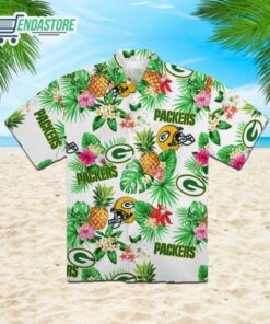 Green Bay Packers Tropical Pineapple Hawaiian Shirt