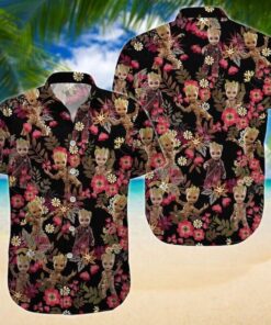 Rocket Raccoon Tropical Guardians Of The Galaxy Hawaiian Shirt