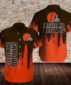 Grunge Style Hot Trending Cleveland Browns Hawaiian Shirt