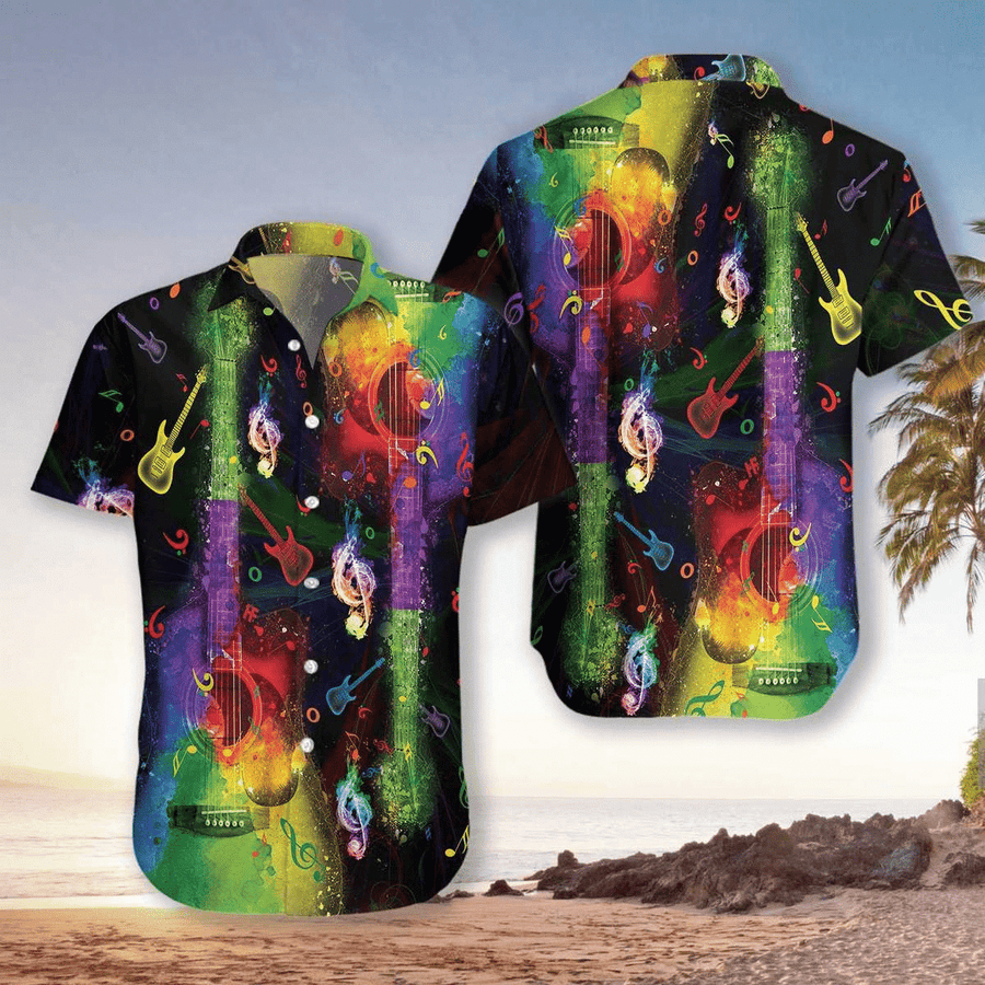 Rainbow Hawaiian Shirt Outfit For Men