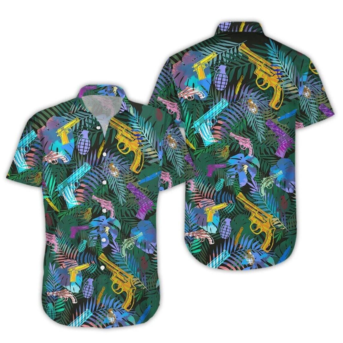 Tactical Hawaiian Shirt For Men Women