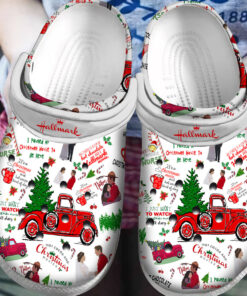 Bluer Hallmark Christmas Crocs Funny For Fans