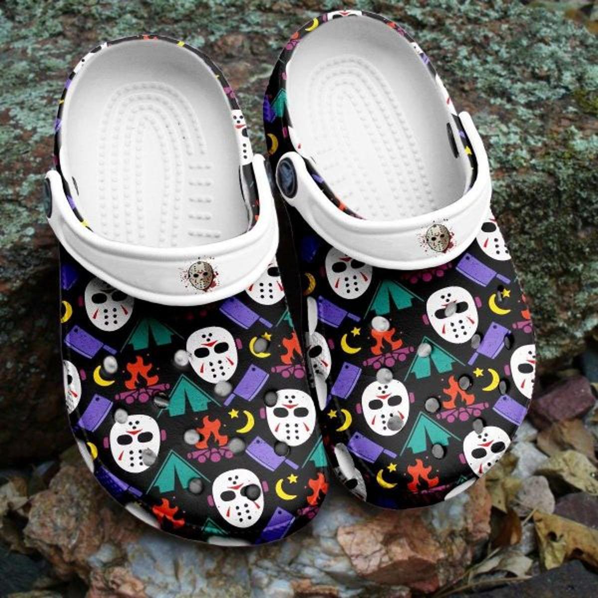 Black Friday Horror Movie Halloween Jason Voorhees Crocs