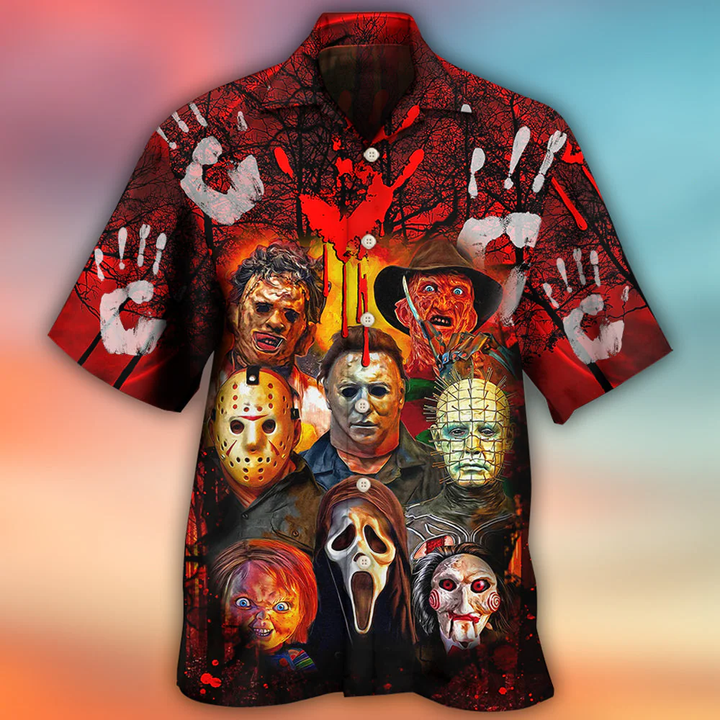 Horror Movie Halloween Hawaiian Shirt Best Gift