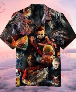 Tropical Horror Movies Killer Hawaiian Shirt Gift