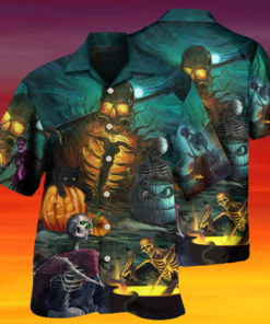 Gearhumans Horror Movies Custom Hawaiian Shirt