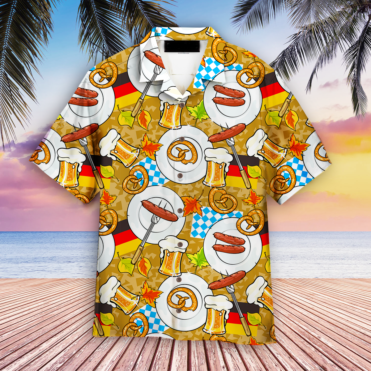 Time To Drink Beer Oktoberfest Hawaiian Shirt For Men Women