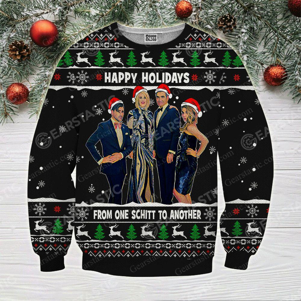 Schitt’s Creek Ugly Christmas Sweater Funny Gift For Fans