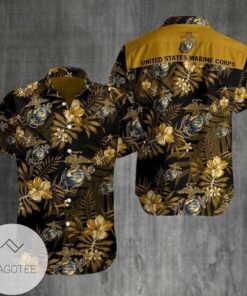 Hawaiian Aloha Shirts Us Marine Corps Hawaiian Shirt Set For Men Women Kids