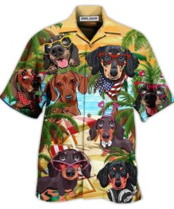 Hawaiian Dachshund Shirt Gifts Idea