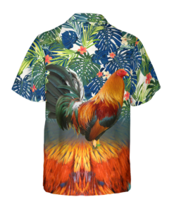 Hawaiian Shirt Rooster Top Gun Outfit For Men