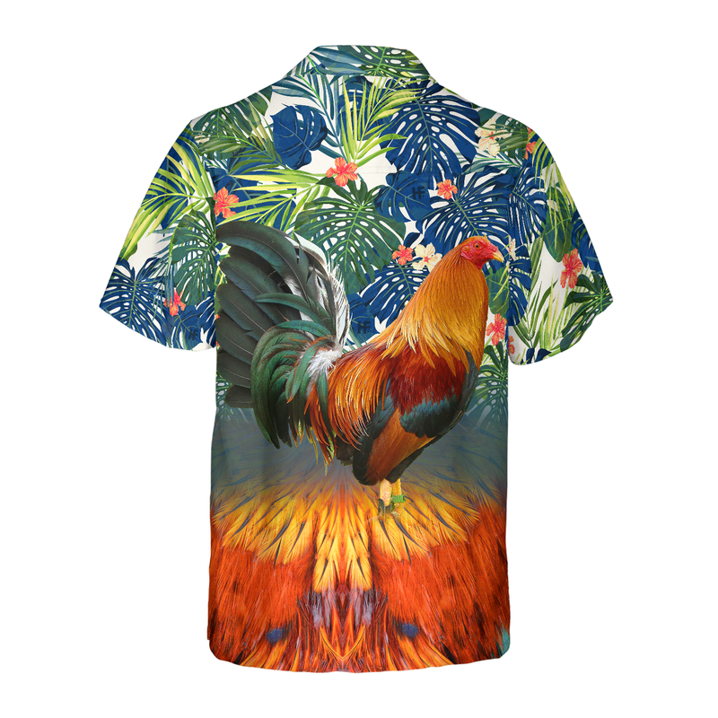 Happy Miles Teller Rooster Hawaiian Shirt Outfit For Men