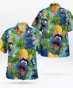 The Muppet Show Kermit The Frog Tropical Hawaiian Shirt