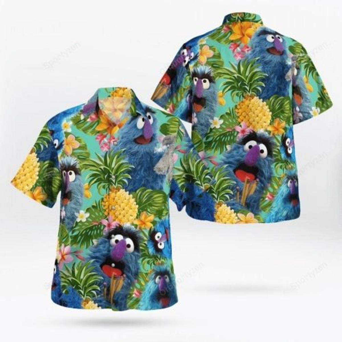 The Muppet Show Count Von Count Hawaiian Shirt Gift For Fans