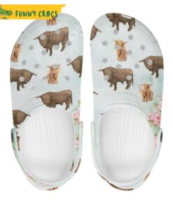 Funny Highland Cow Crocs Clog Shoes Best Gift For Fans