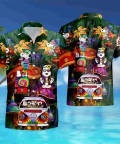 Hippie Snoopy Hawaiian Shirt Outfit For Men