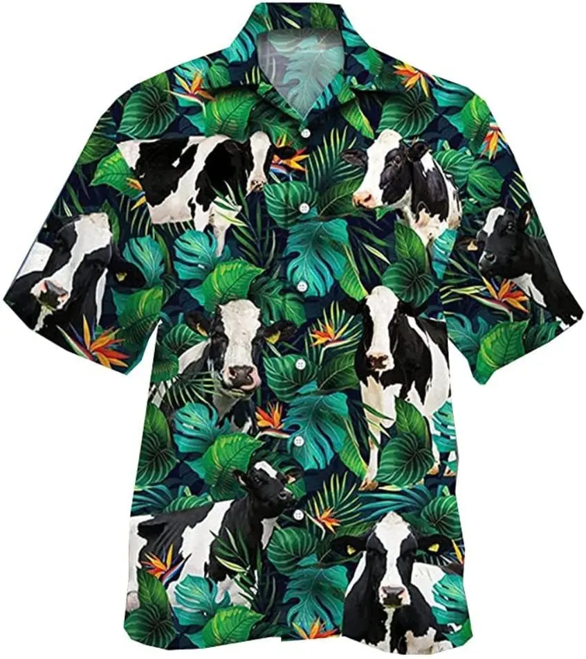 Cow Pop Art Hawaiian Aloha Shirt Gift For Fans