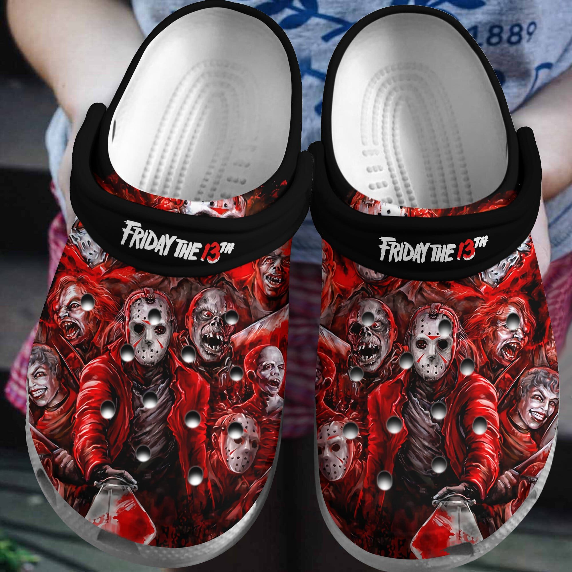 Black Friday Horror Movie Halloween Jason Voorhees Crocs