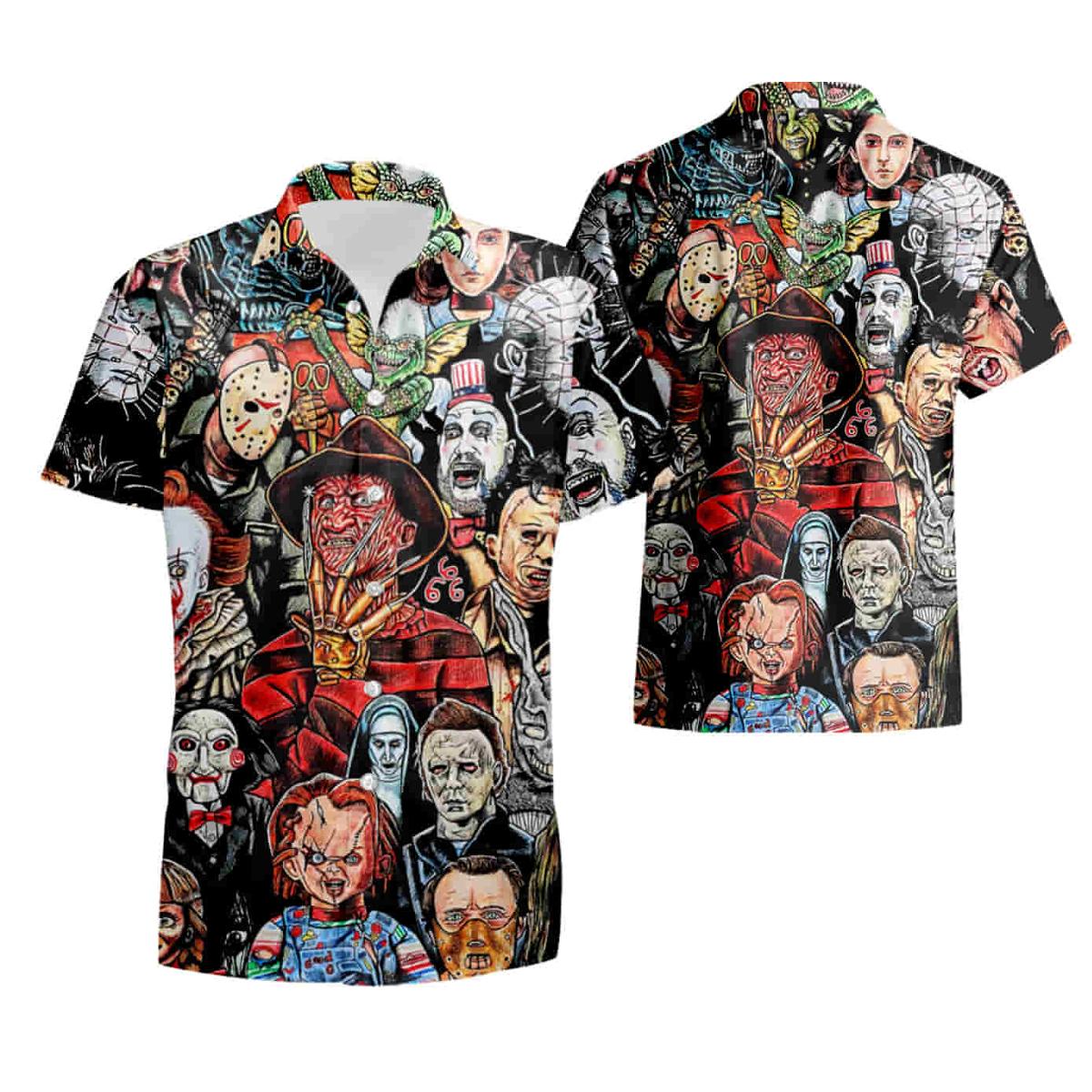 Tropical Horror Movies Killer Hawaiian Shirt Gift