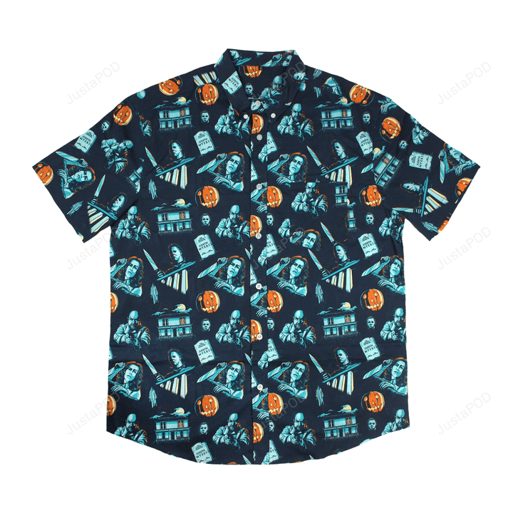 Horror Movie Character Hawaiian Shirt Funny Gift