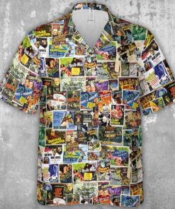 Tropical Horror Movies Killer Hawaiian Shirt Gift