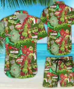 Hot Mngt Vintage Grinch Hawaiian Shirt For Men Women