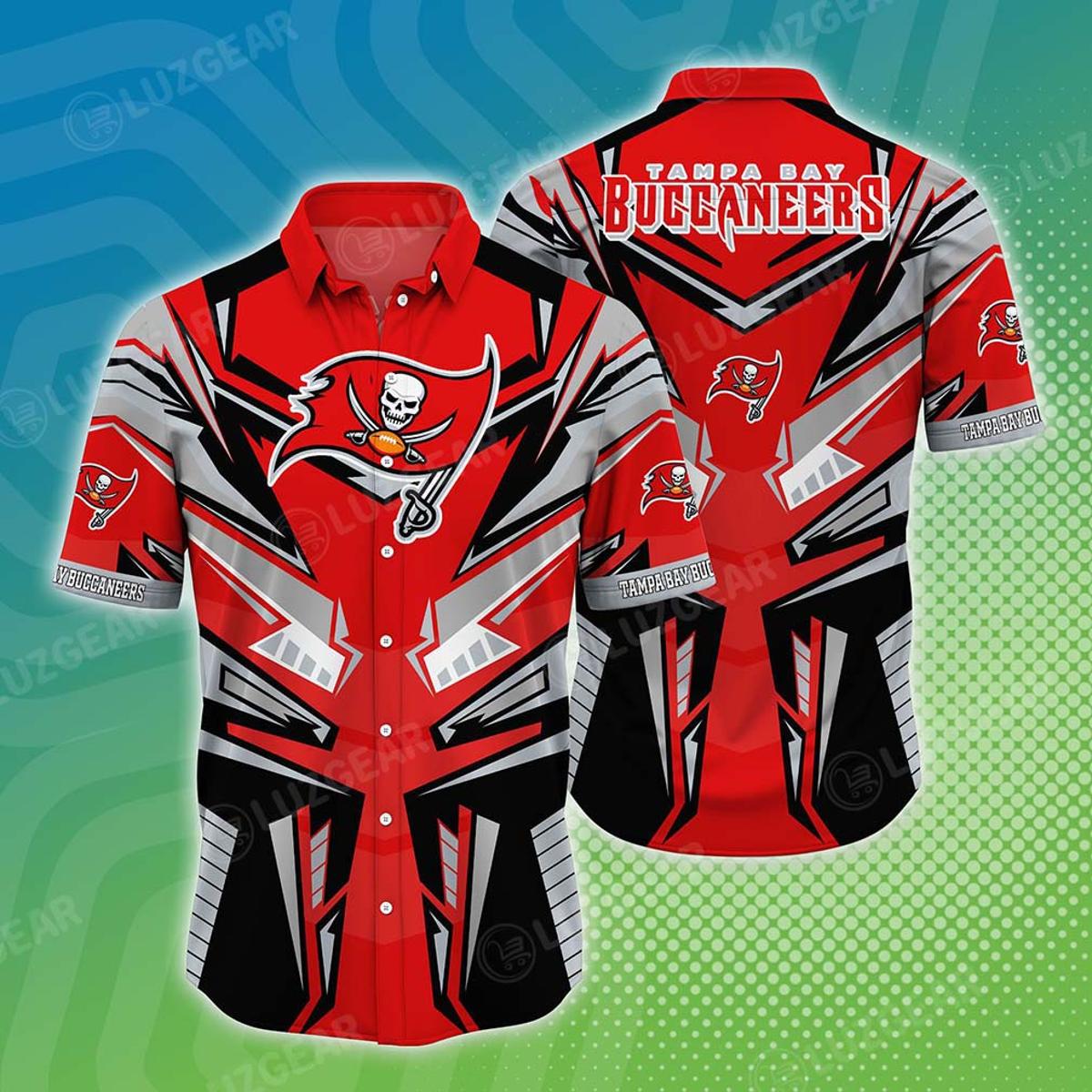 Football Custom Buccaneers Hawaiian Shirt For Men Women