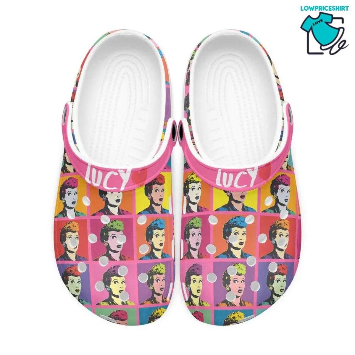 I Love Lucy Crocs Clog Shoes For Fans