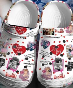 I Love Lucy Crocs Clog Shoes For Fans