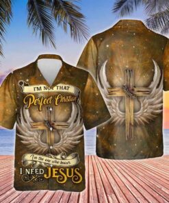 Because Of Him Heaven Know My Name Jesus Christian Hawaiian Shirt