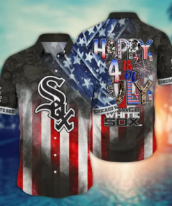 Independence Day White Sox Hawaiian Shirt Day Gifts Idea